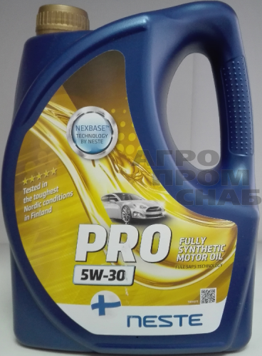 Масло Neste PRO SAE 5w-30 (Финляндия) 4л.(4)