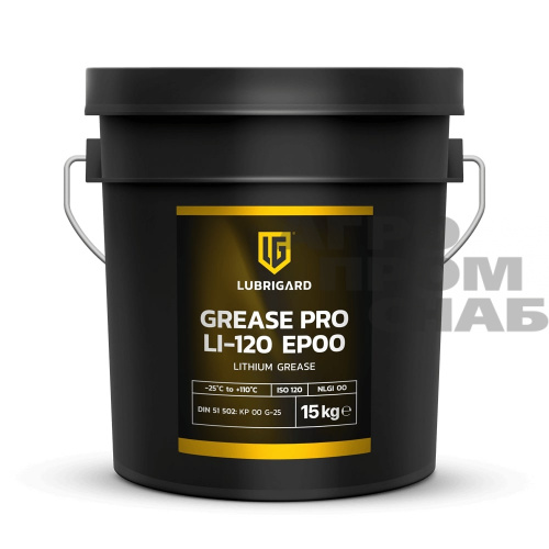 Смазка LUBRIGARD GREASE PRO LI-120 EP00 15кг. Турция