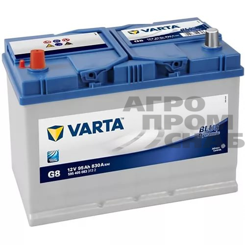 АКБ 6 ст-95 Ah Varta Blue Dynamic Asia (5954050833132) п/п