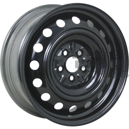 Диск стальной легковой 16*6,5 5*114,3 ET40 66.1 Trebl 7855 Black (Nissan, Renault)