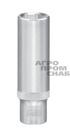 Головка торцевая глубокая 6-гранная 1/4''DR (12 мм) AVS H11412 A07855S