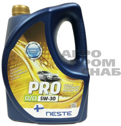 Масло Neste PRO C2/C3 SAE 5w-30 (Финляндия) 4л.