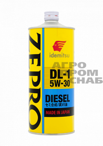 Масло Idemitsu ZEPRO Diesel 5W-30 DL-1 (Япония) 1л.