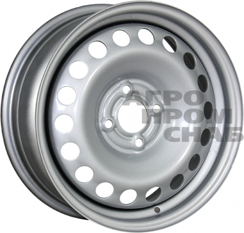 Диск стальной легковой 15*6 4*100 Et40 60.1 Trebl X40915 Silver