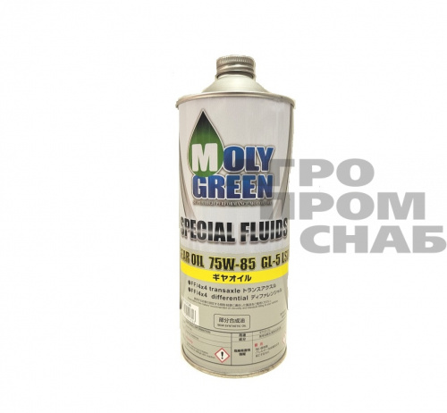 Масло трансмиссионное MOLYGREEN GEAR OIL 75W-85 GL-5 LSD 1л.