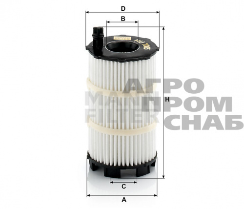 Фильтр масляный HU 7005X Mann  