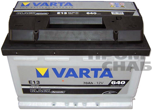 АКБ 6 ст-70 Ah Varta Black Dynamic E13 (570409064) о/п