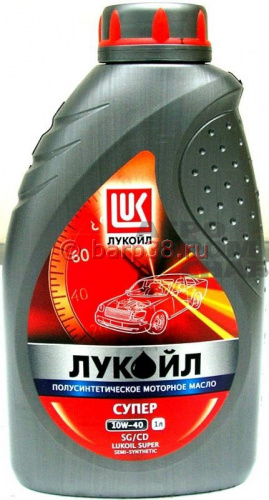 Масло Лукойл моторное СУПЕР 15w-40 SG/CD 1л. 