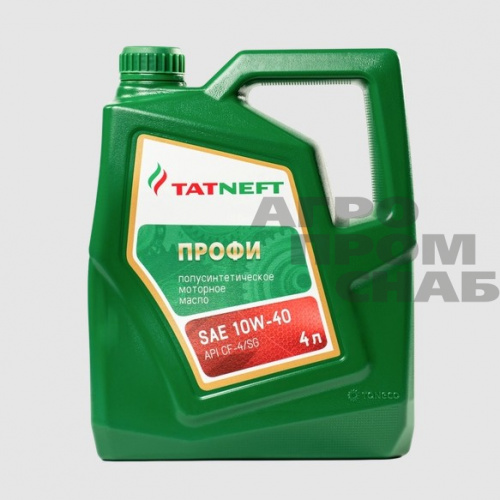 Масло Татнефть моторное Профи CF-4/SH,SG 10W-40 (п/с) 5л.