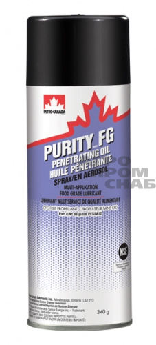 Аэрозоль с пищевым допуском Petro-Canada PURITY FG PENETRATING OIL SPRAY (Канада) 355 мл.     (12)