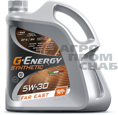 Масло моторное G-Energy Synthetic FarEast 5W-30 API SL/CF (синт) 4л.