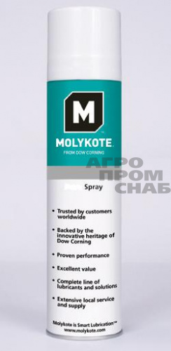 Смазка Molykote POLYGLISS-N OIL SPRAY  400мл.