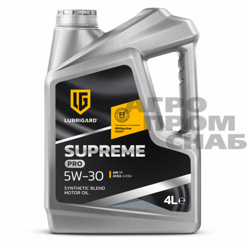 Масло LUBRIGARD SUPREME SAE 5W-30 API SP ACEA A3/B4 4л. Китай