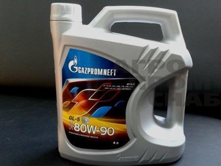 Масло Gazpromneft ТРАНСМИССИОННОЕ 80w-90 GL-5 4л. 