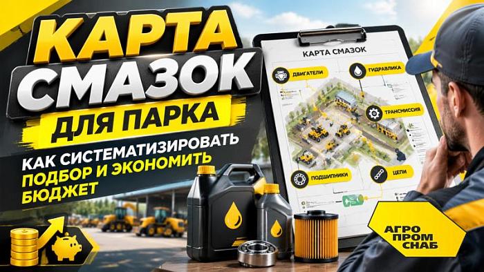 Карта смазок для парка: как систематизировать подбор и экономить бюджет