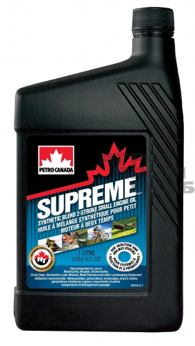 Масло Petro-Canada SUPREME SYNTHETIC BLEND 2-STROKE SMALL ENGINE OIL  1л.