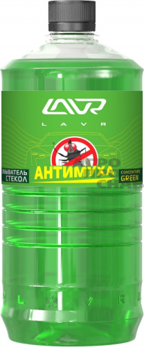 Омыватель стекол Green Анти Муха концентрат LAVR (LN1222) 1000мл. (12)