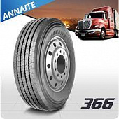 Грузовая шина 295/80R22,5 Annaite 366/AMBERSTONE (рулевая) 