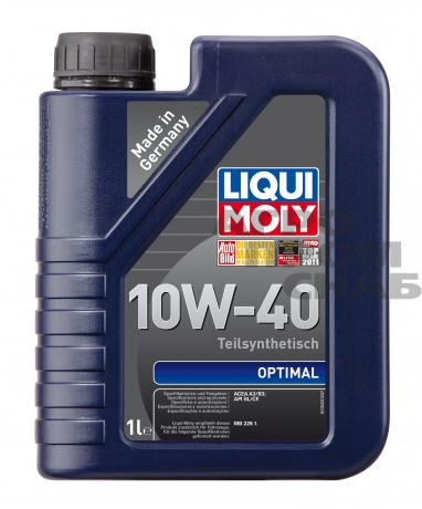 Масло Liqui Moly OPTIMAL SAE 10w-40 API SL/CF 1л.