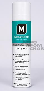 Покрытие Molykote METAL PROTECTOR PLUS SPRAY  400мл.