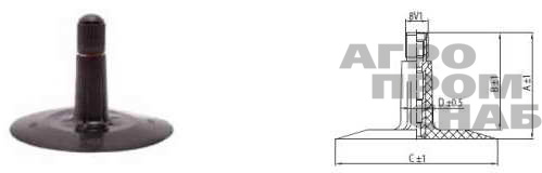 Камера 31x12,50-15 13,50-15 TR-13 Kabat