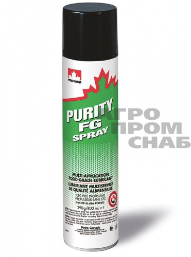 Аэрозоль с пищевым допуском Petro-Canada PURITY FG SPRAY (Канада) 400мл.   (12)