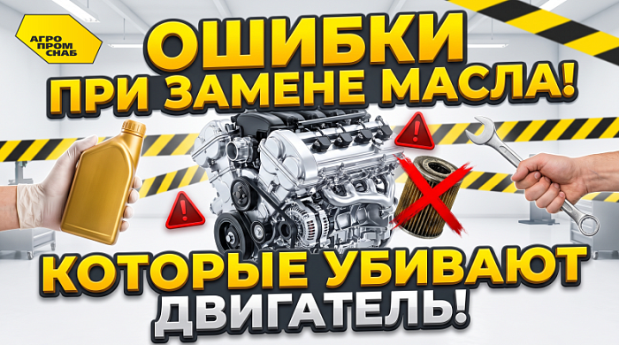 Частые ошибки при замене масла, которые незаметно «убивают» двигатель вашей техники