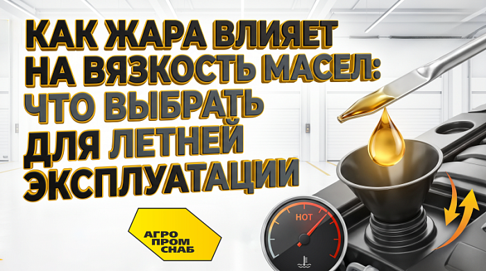 Как жара влияет на вязкость масел: что выбрать для летней эксплуатации