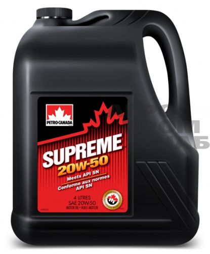 Масло Petro-Canada SUPREME SAE 20w-50 API SN  4л.