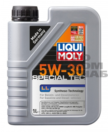 Масло Liqui Moly SPECIAL TEC LL SAE 5W-30 API SL/CF (1192) 1л.