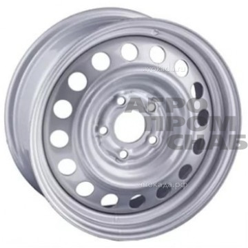 Диск стальной легковой 16*6.5 5*114,3 ET50 66,1 (Renault, Nissan) Silver Trebl 8873T