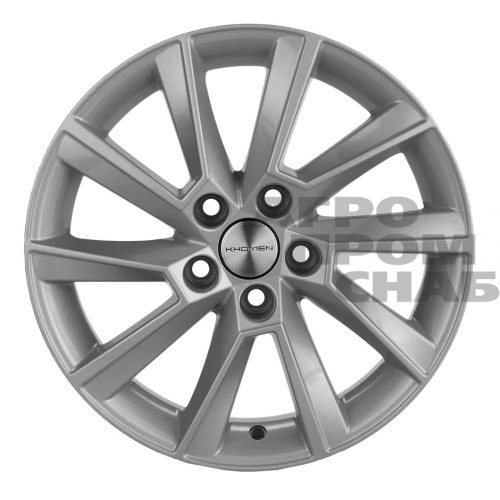 Диск литой 15*6,0 5*100 Et40 57,1 Khomen KHW1507 (Polo) F-Silver