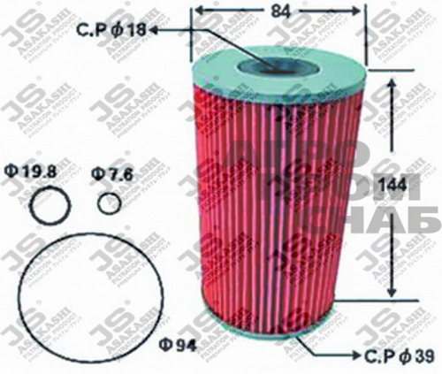 Фильтр масляный OE-503J JS Asakashi  