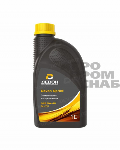 Масло Devon SPRINT 5w-40 SL/CF (синт) (г.Уфа) 1л.