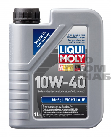 Масло Liqui Moly LEICHTLAUF MoS2 SAE 10w-40 API SL/CF (п/синт.) 1л